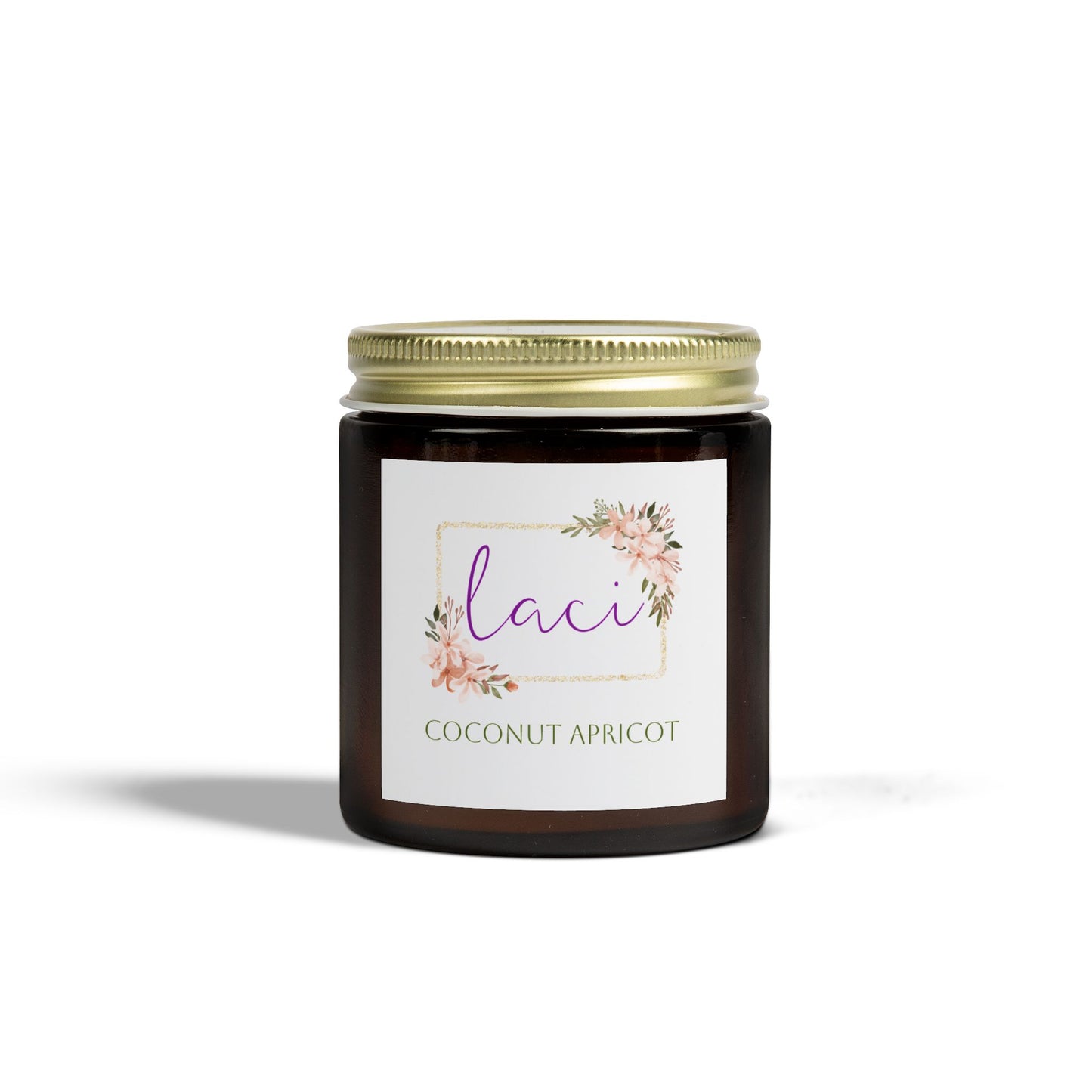 Coconut Apricot Scented Natural Wax Candles