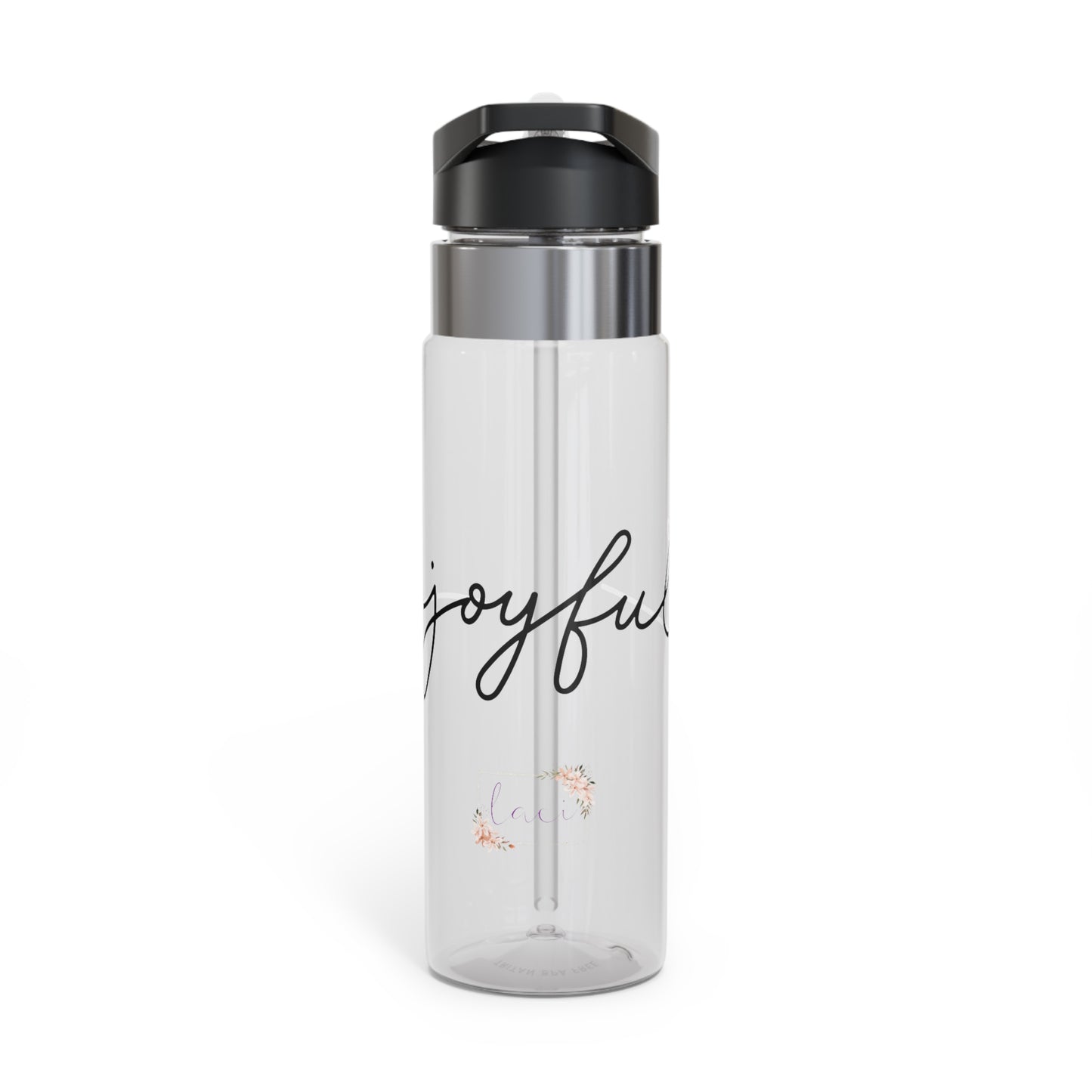 Joyful Sport Bottle | 20oz Water Bottle for Gym, Fitness, Yoga, Gifts, Travel