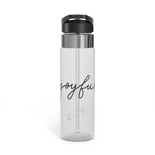 Joyful Sport Bottle | 20oz Water Bottle for Gym, Fitness, Yoga, Gifts, Travel